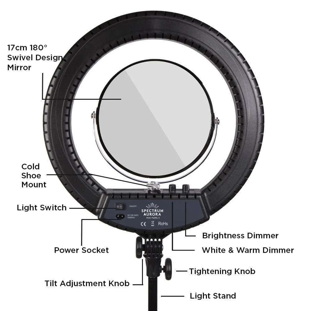 14" LED Beauty Ring Light - Mini Pearl II