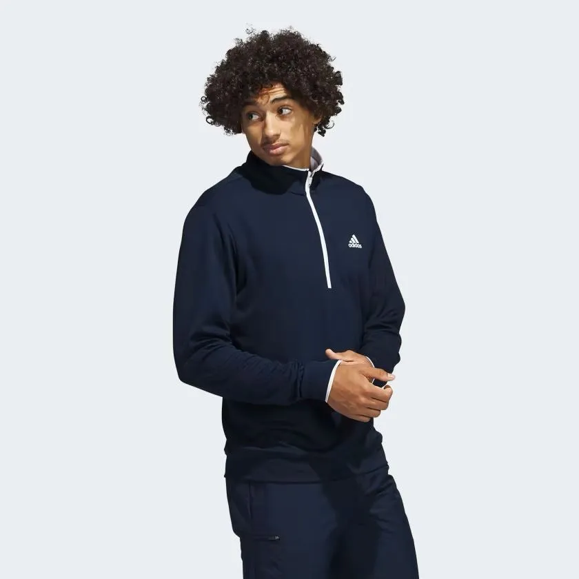 Adidas Pull 1/4-ZIP - Bleu