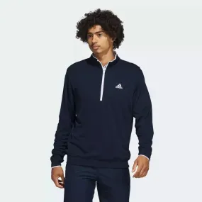 Adidas Pull 1/4-ZIP - Bleu