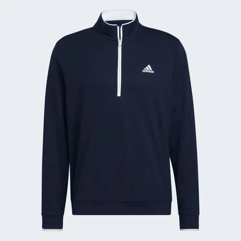 Adidas Pull 1/4-ZIP - Bleu