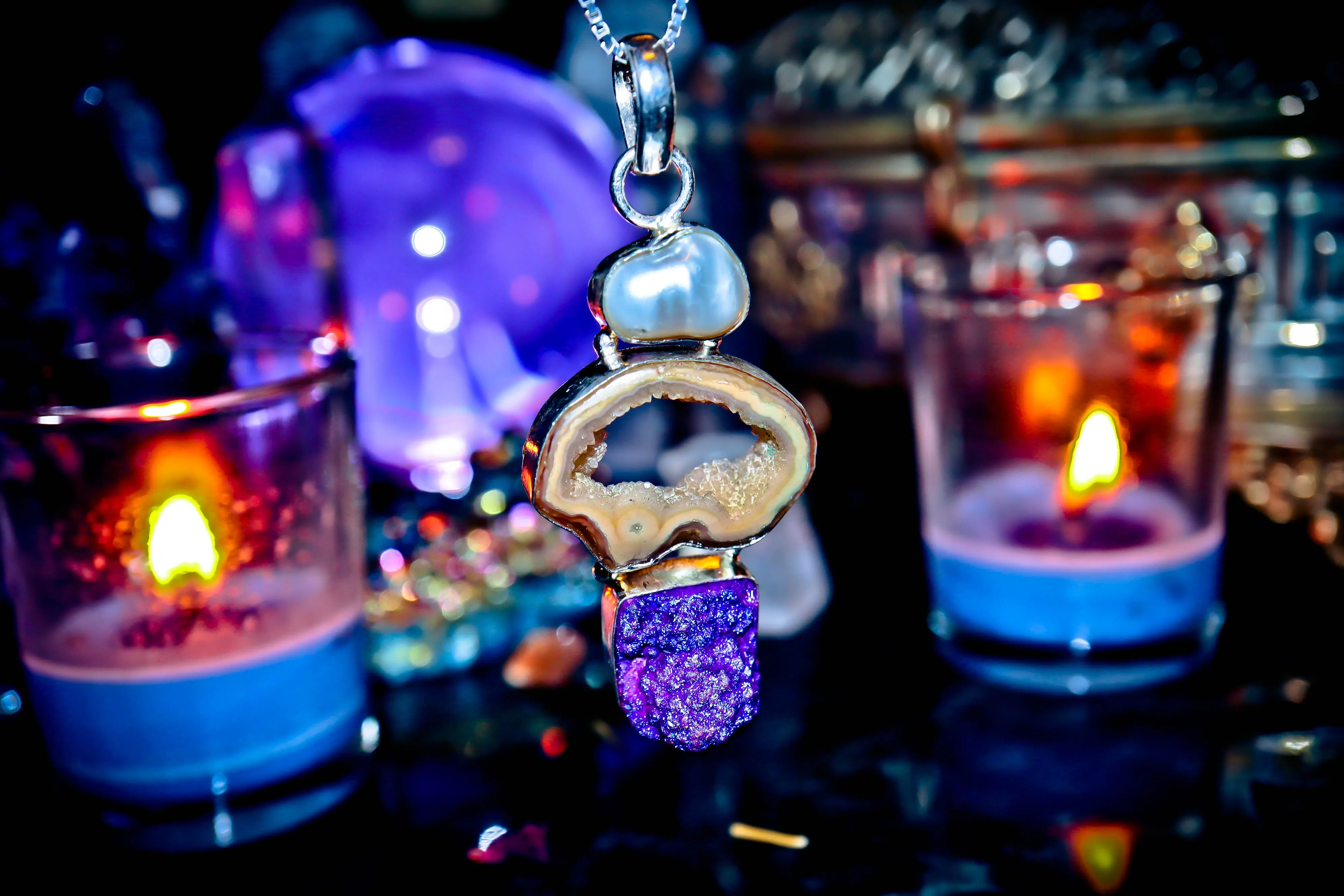 ALCHEMY DRUID SORCERESS Djinnya Haunted Genie Spell Amulet of Psychic Power, Intuition   Magic! BOLD energy! Telepathy! .925! White Magic!** 100% PURE! $$$