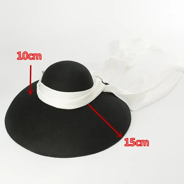 Années 60 Chapeau Laine Glamour Hepburn