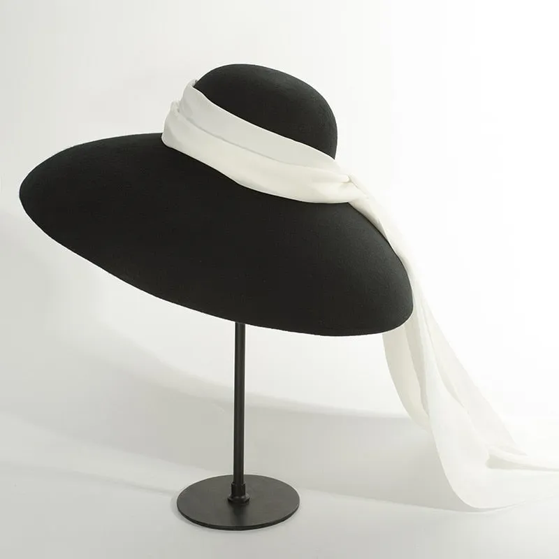 Années 60 Chapeau Laine Glamour Hepburn