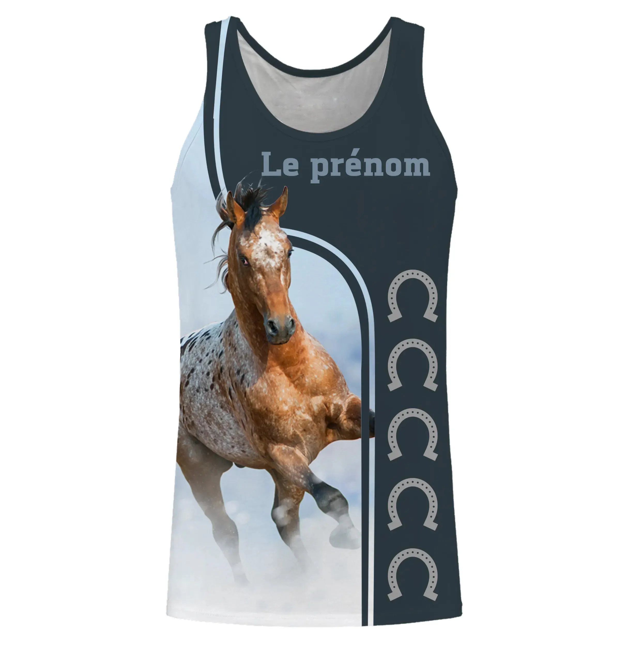 Appaloosa Cheval, Race de Chevaux de Selle Etats-Unis, Amoureux des Chevaux, Chevaux Passion, 3D All-Over Tee Shirt Personnalisé, Cadeau pour Homme, Femme, Enfant qui Aime Les Chevaux - CTS07052209