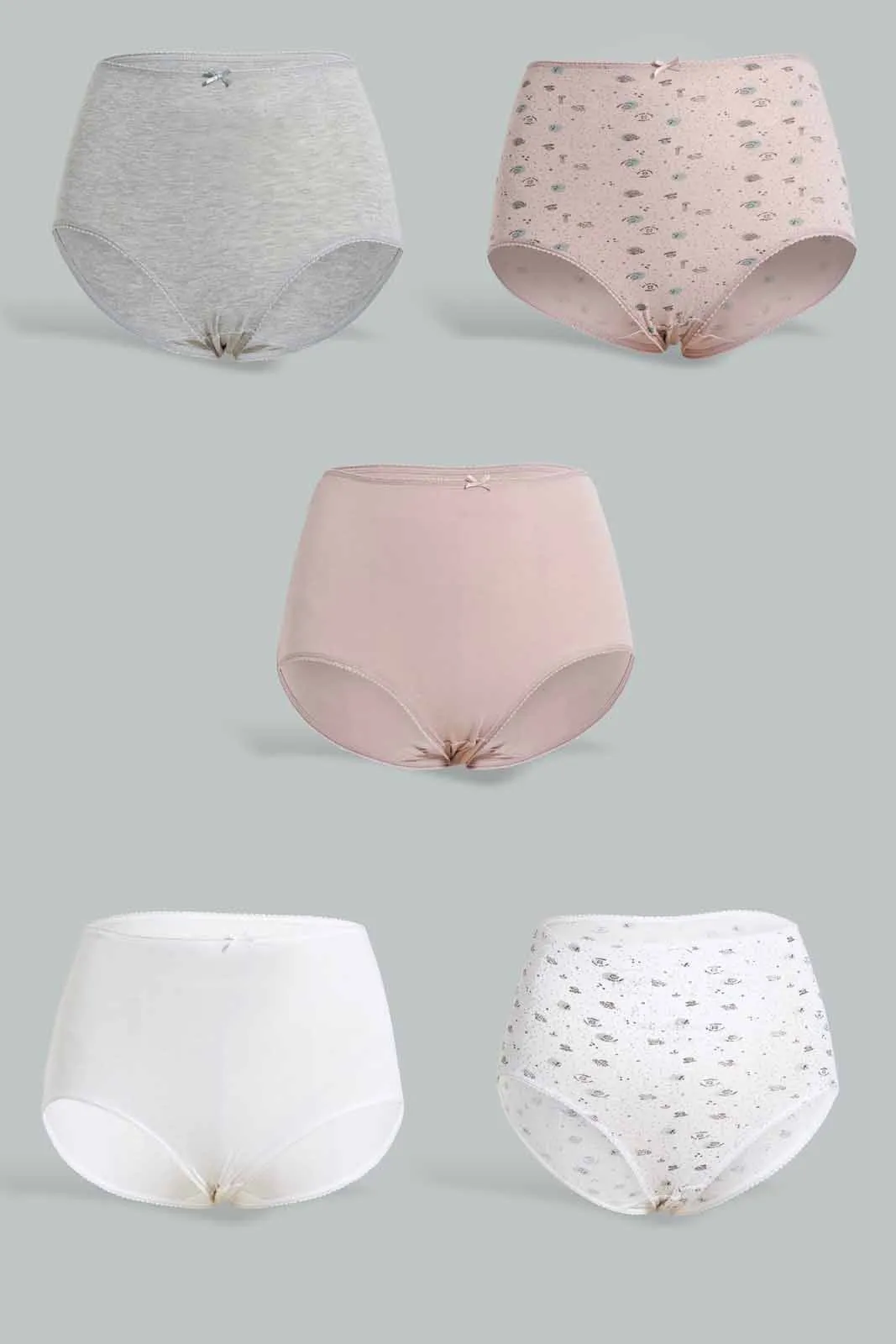 Assorted Full Mama Brief For Women (Pack of 5)