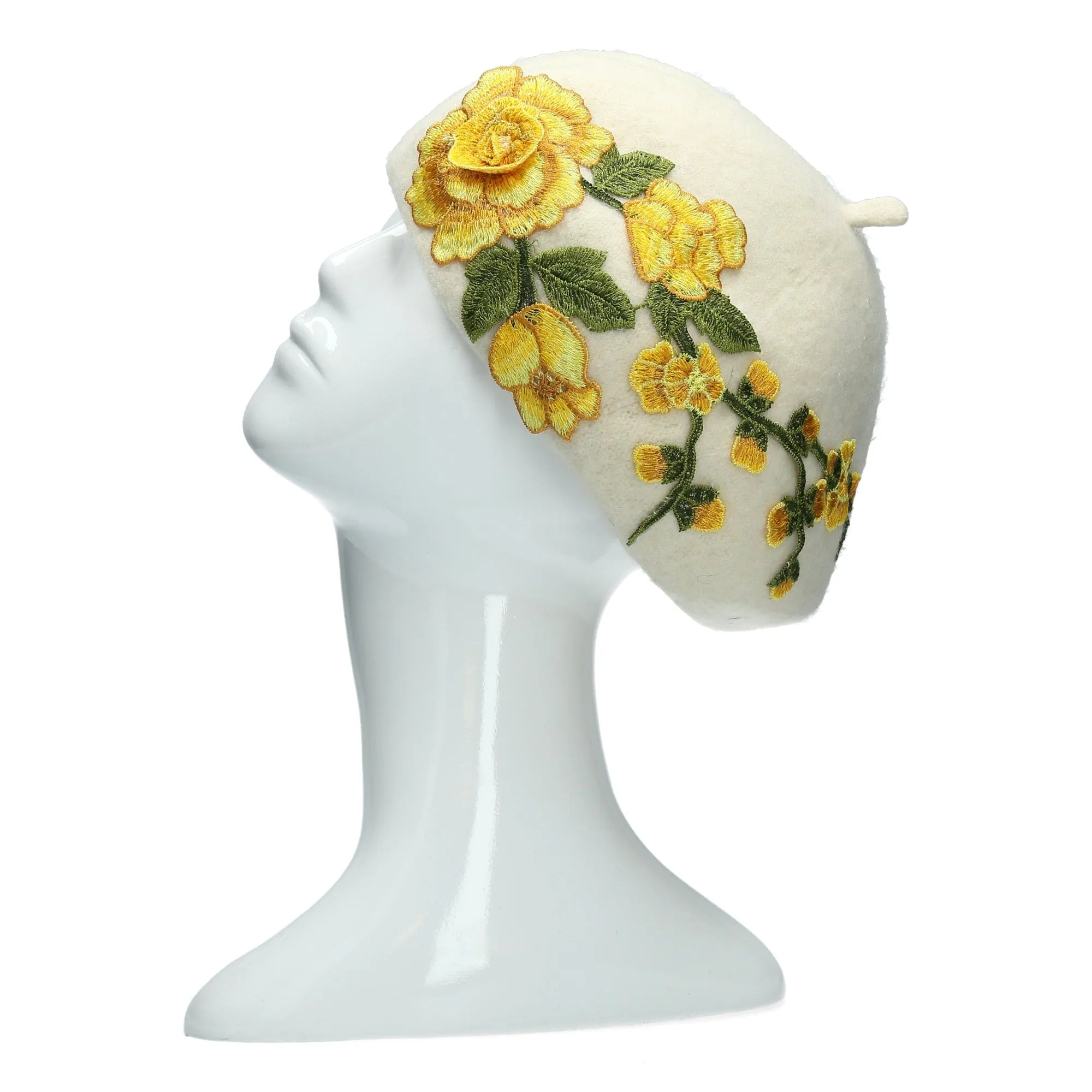 Béret à fleurs Emylle