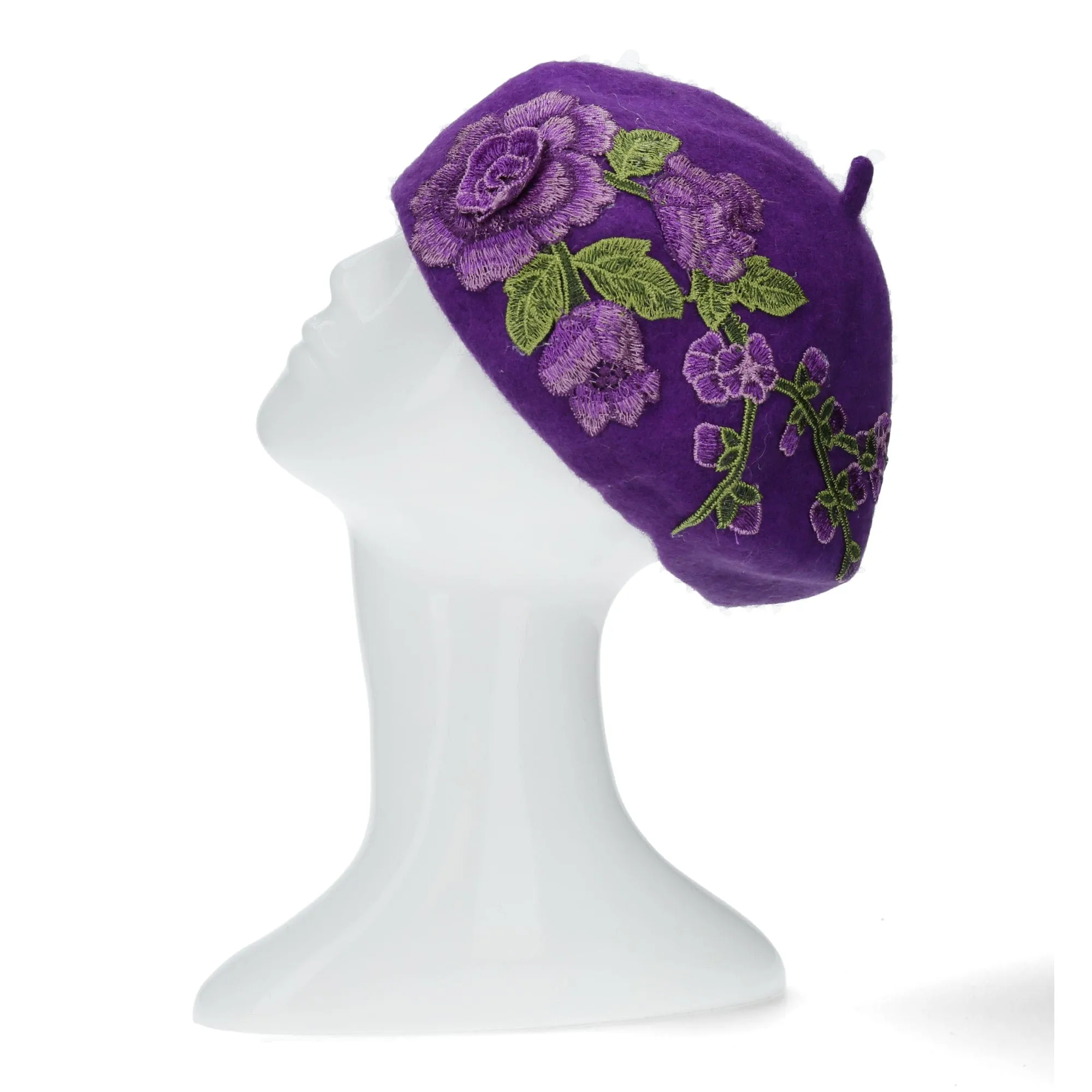 Béret à fleurs Emylle