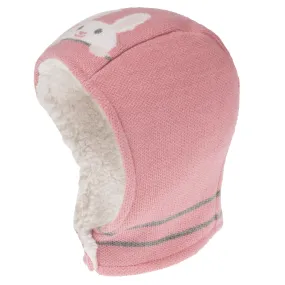 Cagoule Bébé 2 ans lapin Rose