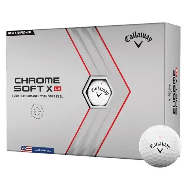 Callaway Balles Chrome Soft X LS (boite de 12)