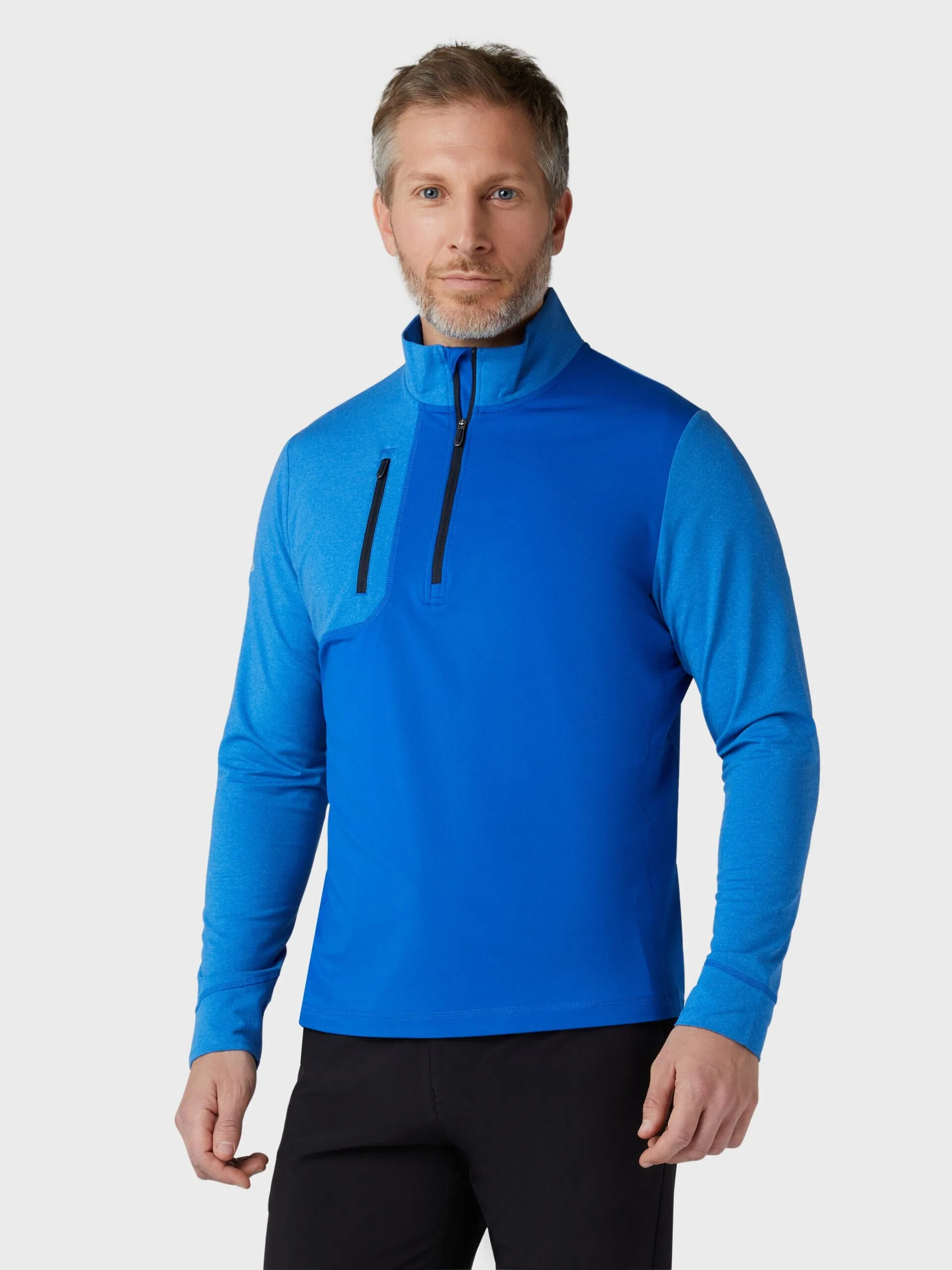 Callaway Pull 1/4  zip Déperlant Bleu