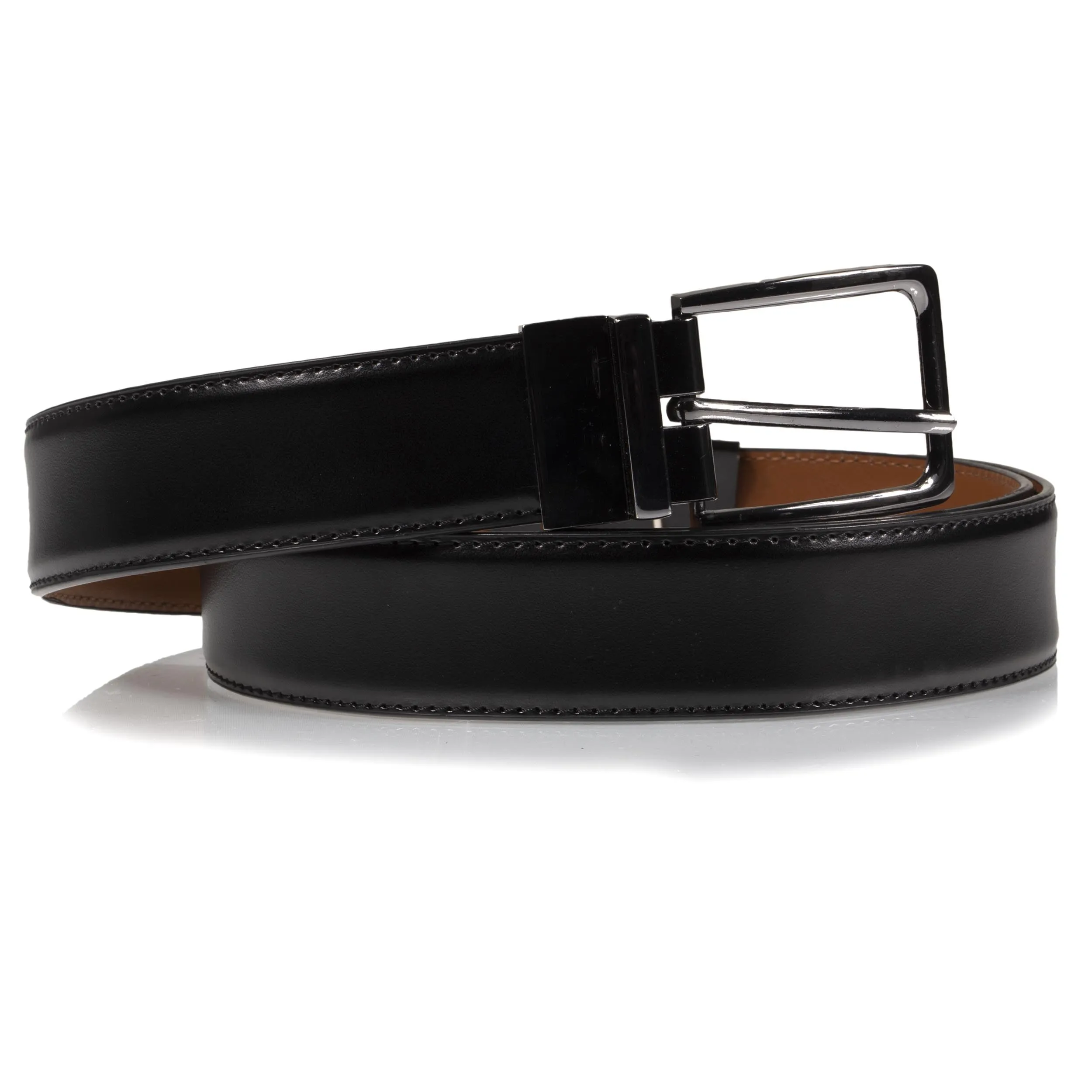 Ceinture Homme 2 en 1 Noir/Cognac