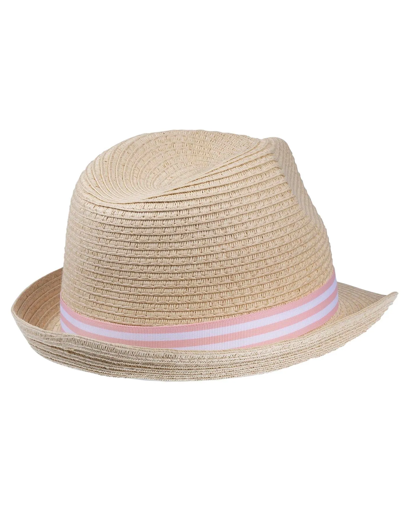 Chapeau Enfant 4-6 ans trilby Ruban Rose