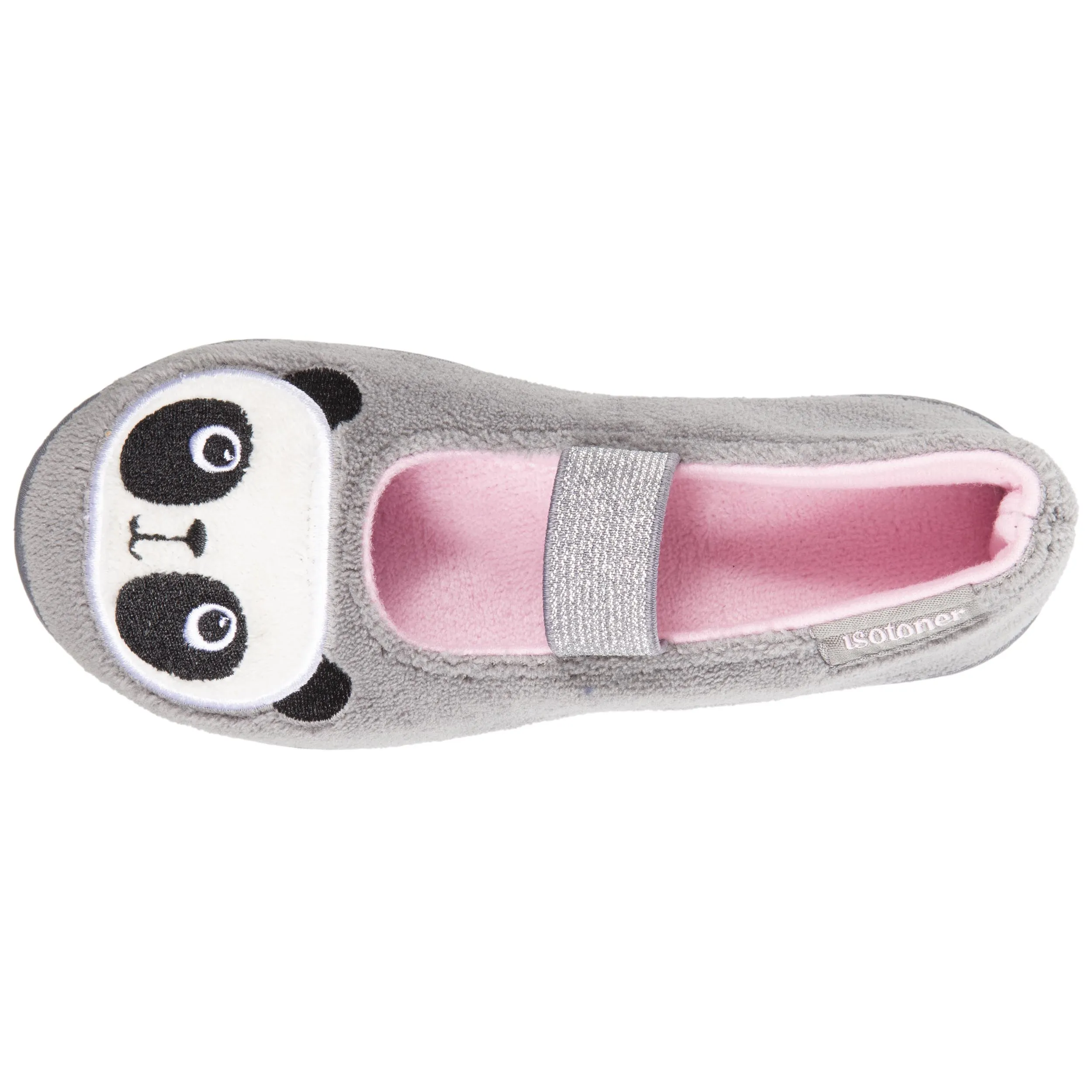 Chaussons ballerines Enfant Gris Panda