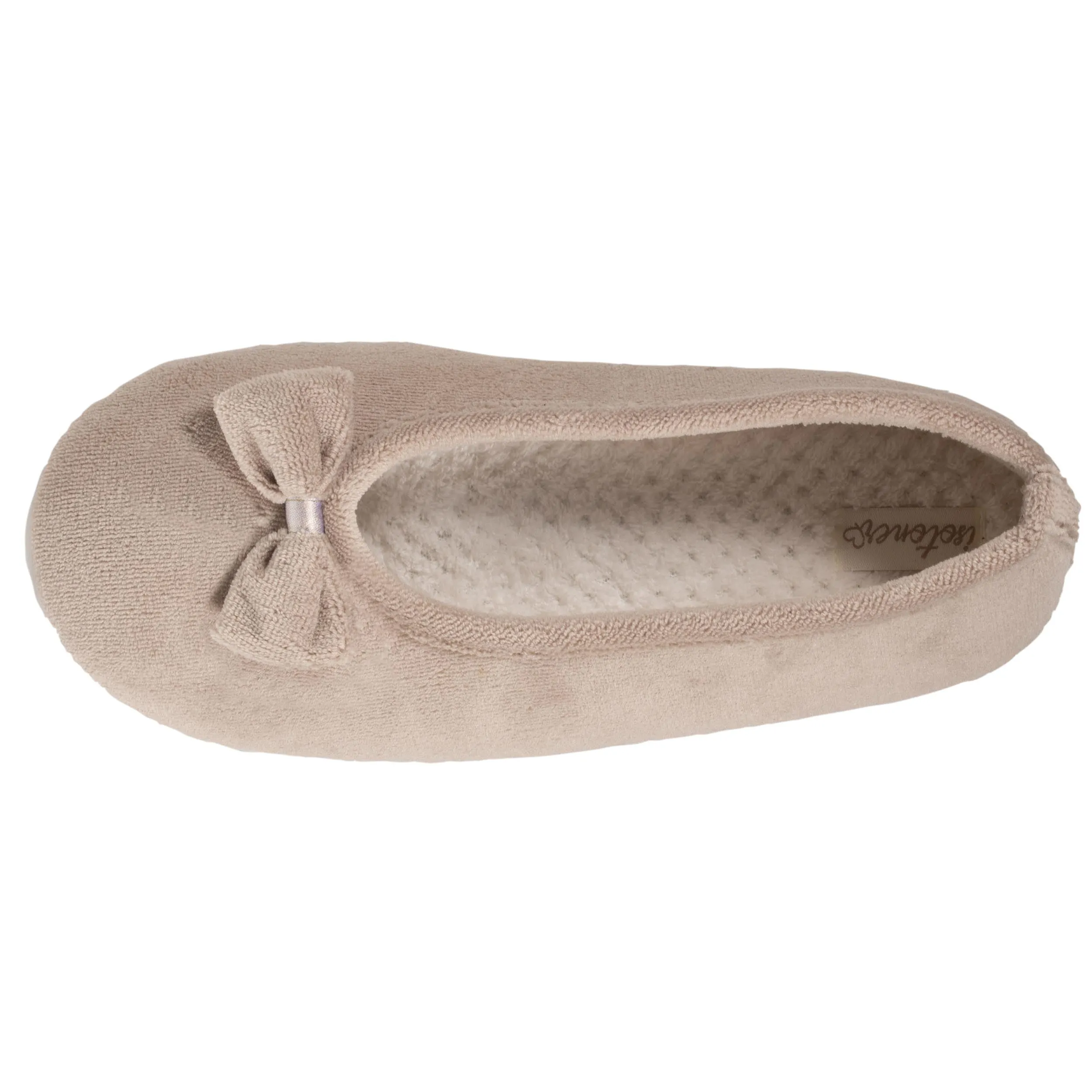 Chaussons ballerines Femme Beige