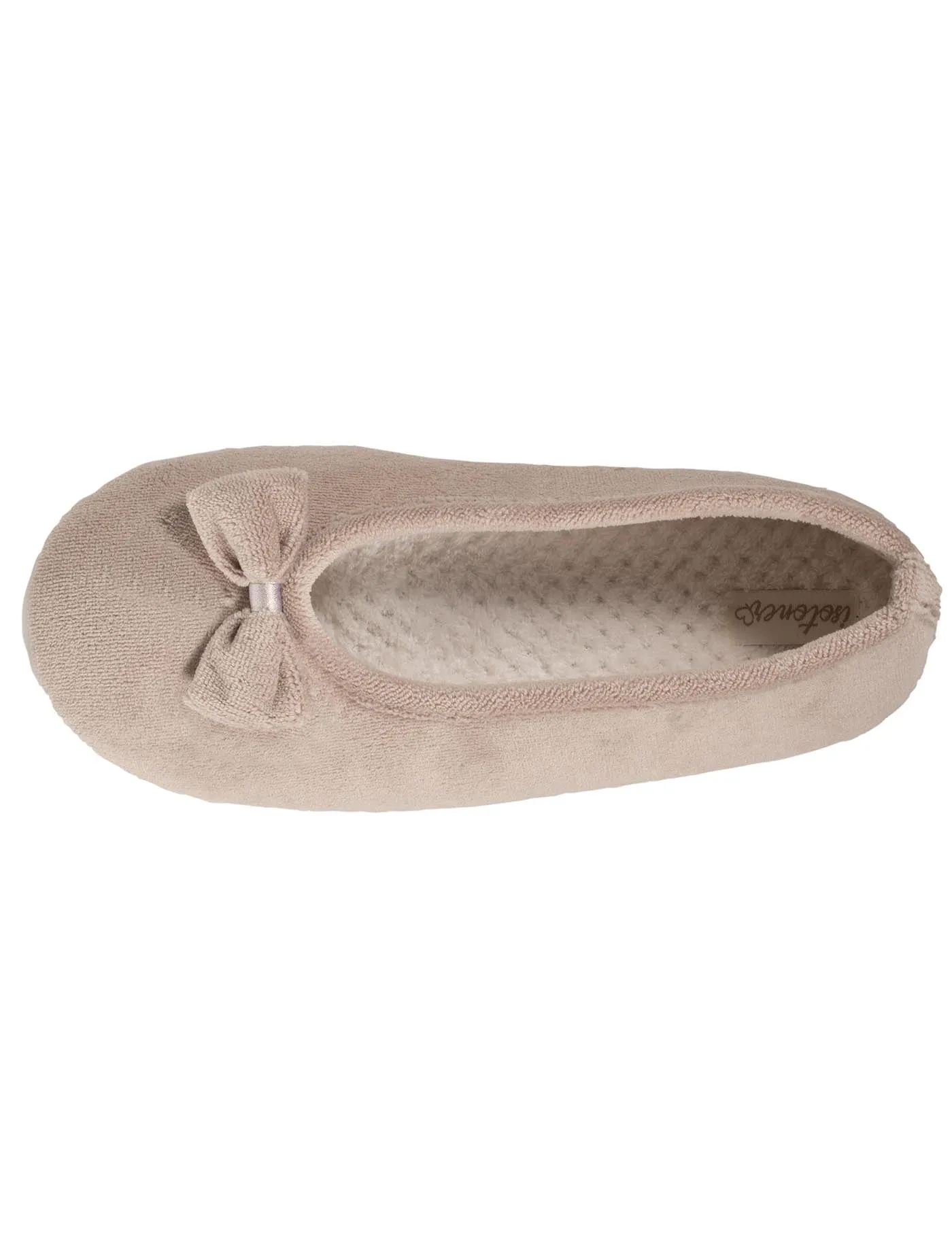 Chaussons ballerines Femme Beige