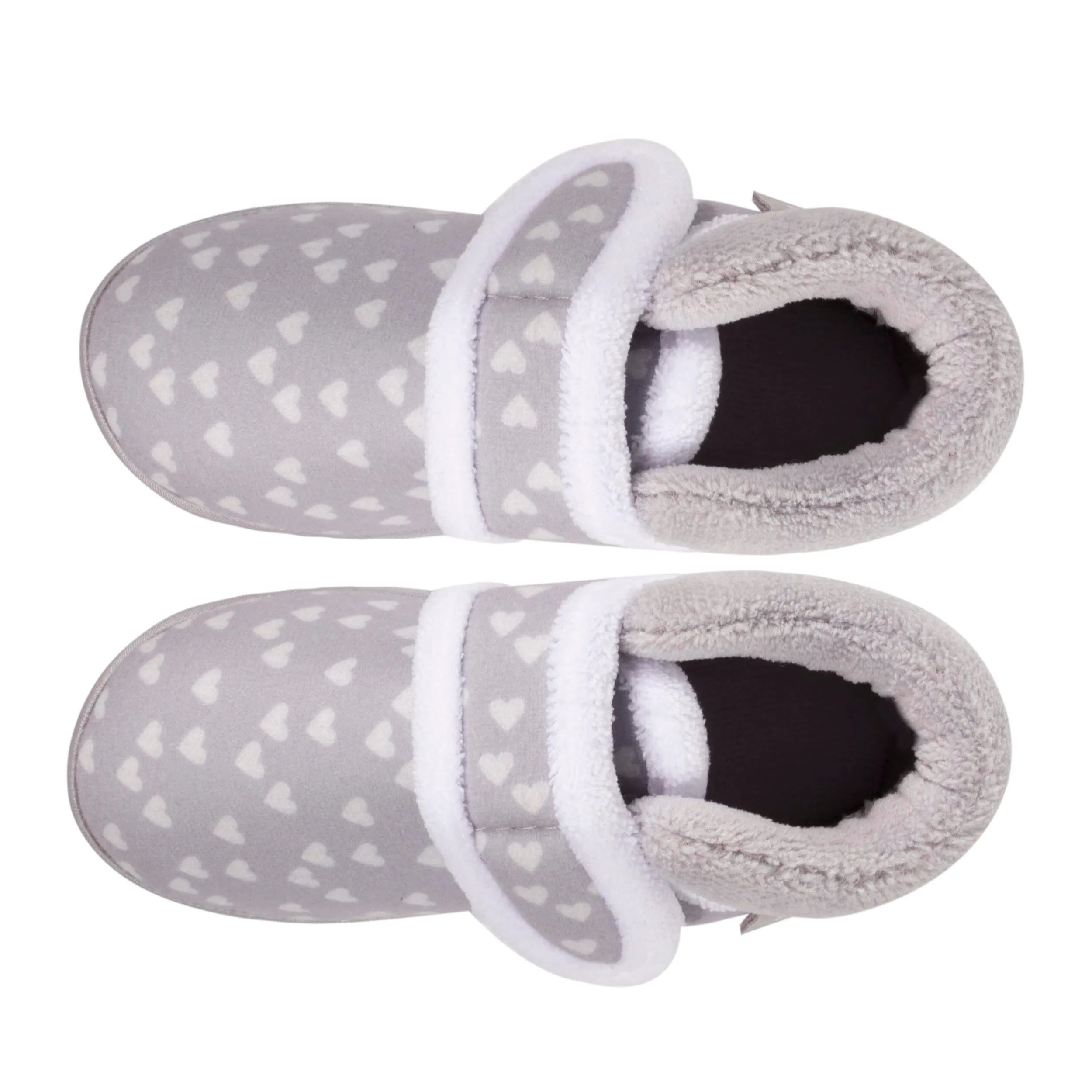 Chaussons bottillons velcro Bébé Curs Gris