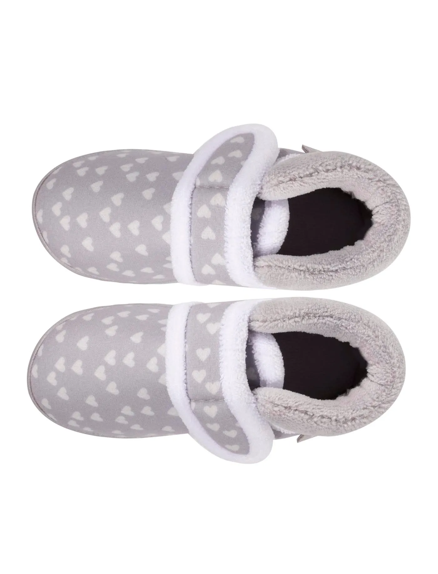 Chaussons bottillons velcro Bébé Curs Gris