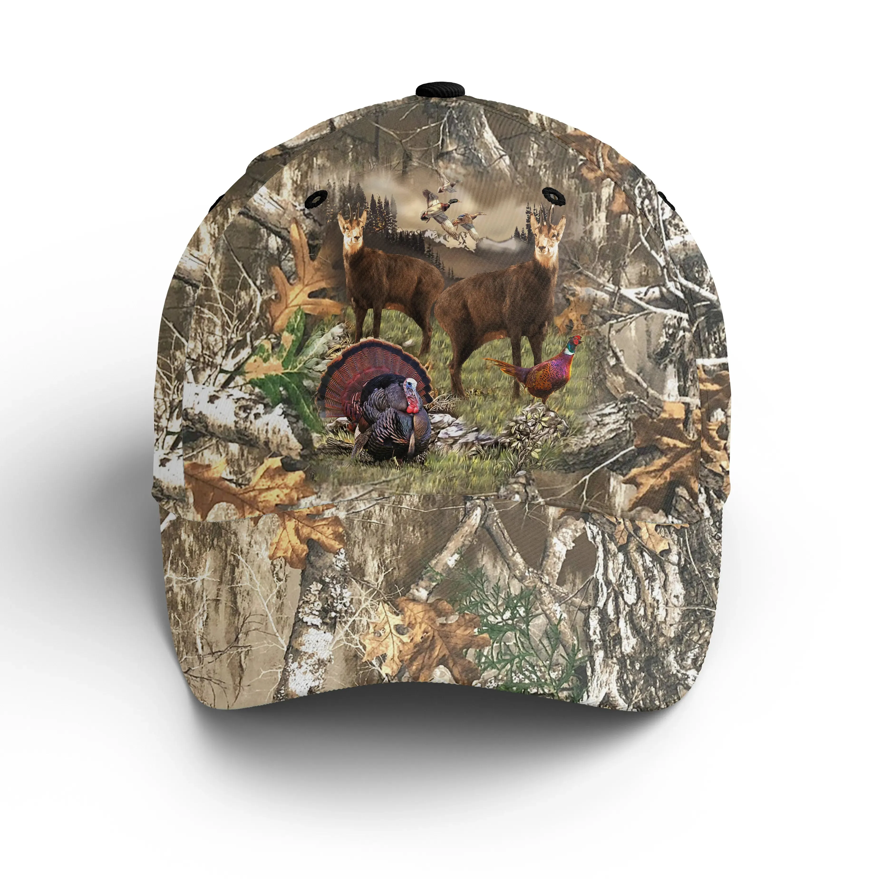 Chiptshirts - Casquette Pour Chasseur, Chasse au Chamois, Cadeau Idéal pour Fans de Chasse, Chamois, Camouflage de Chasse - CTS26052219