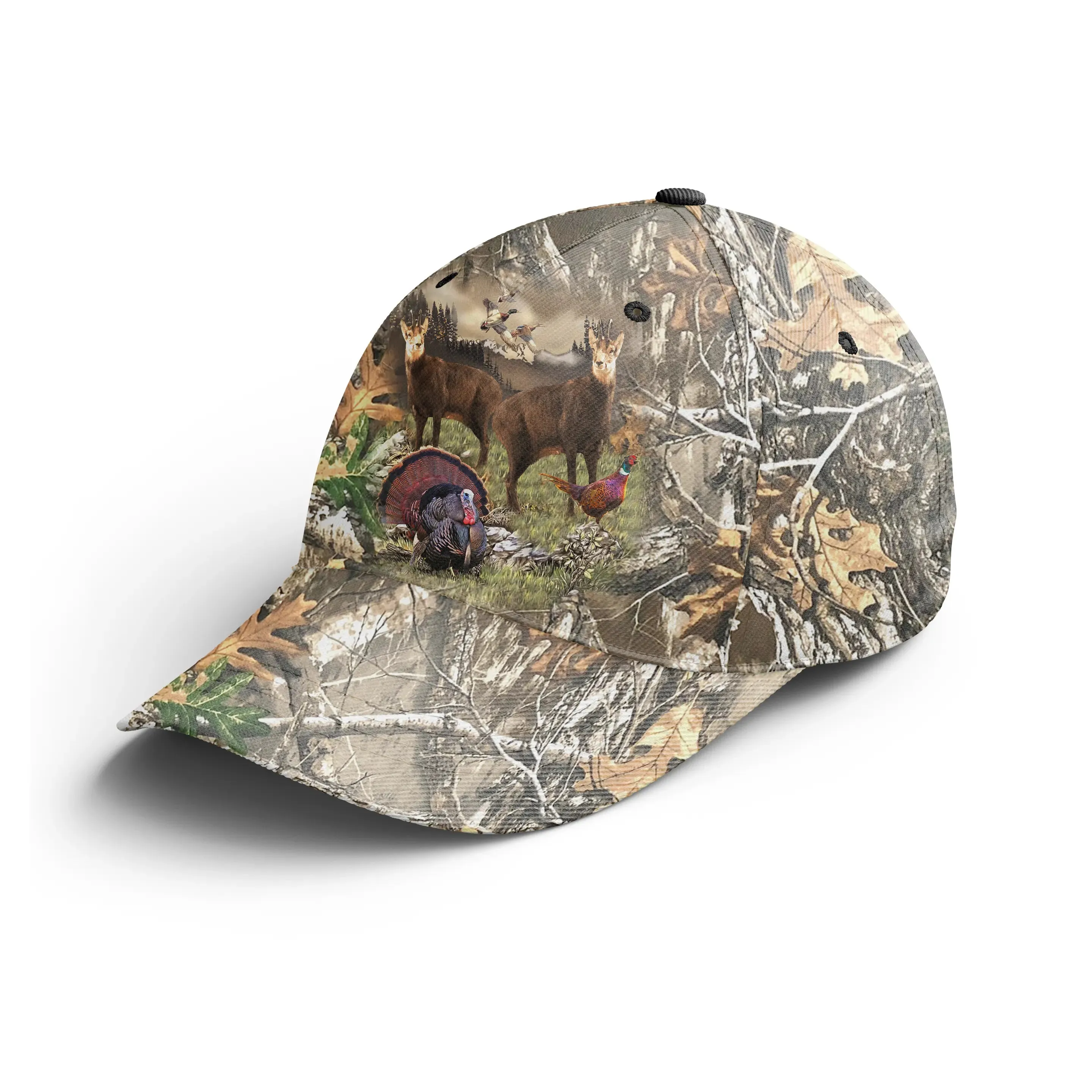 Chiptshirts - Casquette Pour Chasseur, Chasse au Chamois, Cadeau Idéal pour Fans de Chasse, Chamois, Camouflage de Chasse - CTS26052219