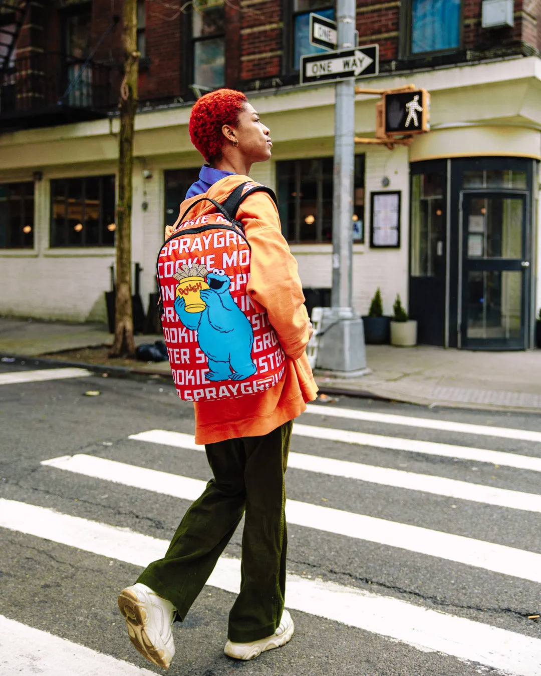 COOKIE MONSTER BIG DOUGH DLXSR BACKPACK