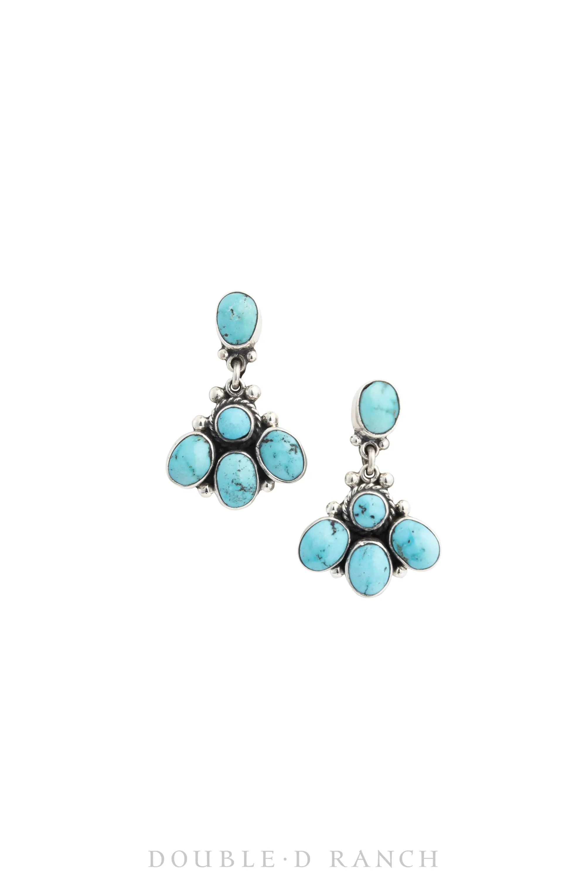 Earrings, Federico, Drop, Turquoise, Sky, Hallmark, Contemporary, 1555B