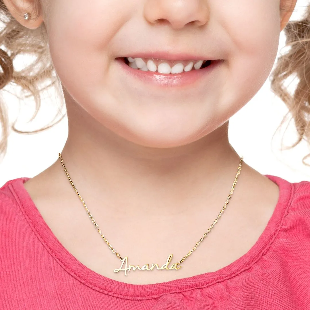 Fairy Kids Name Necklace