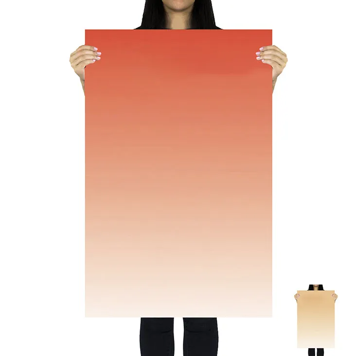 Flat Lay Instagram Backdrop - Duo 'Yulara' Gradient (56cm x 87cm)