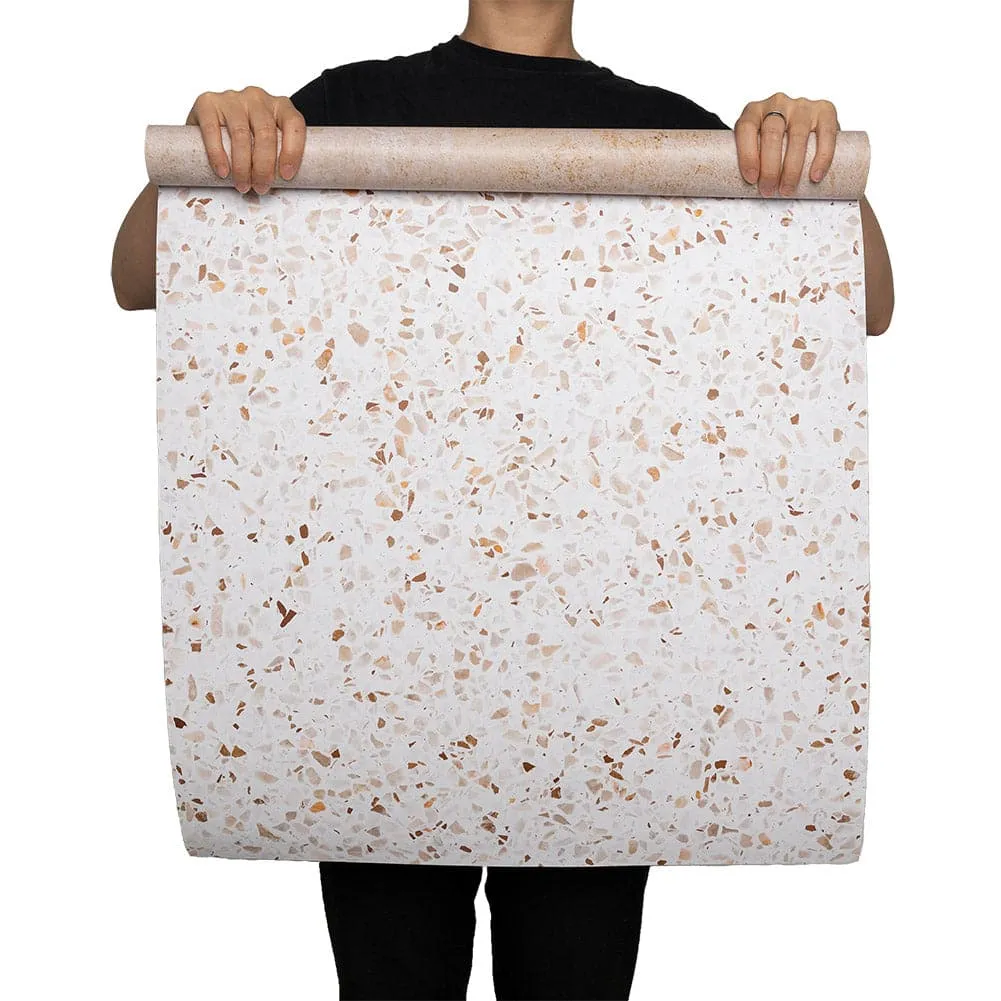 Flat Lay Instagram Backdrop - 'Waverton' Tan Terrazzo (56cm x 87cm)