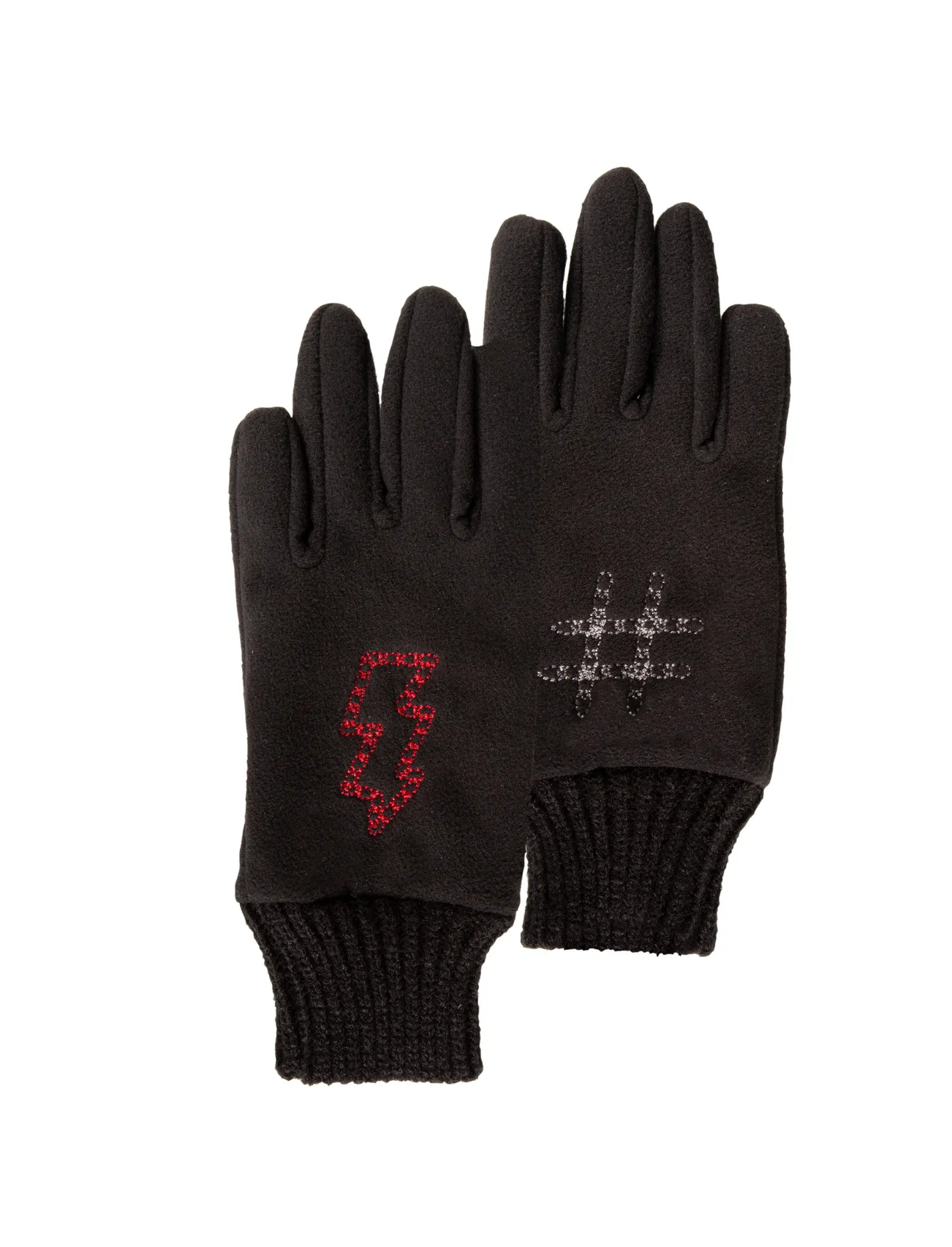 Gants Enfant 10/12 ans pour écrans Tactiles Noir