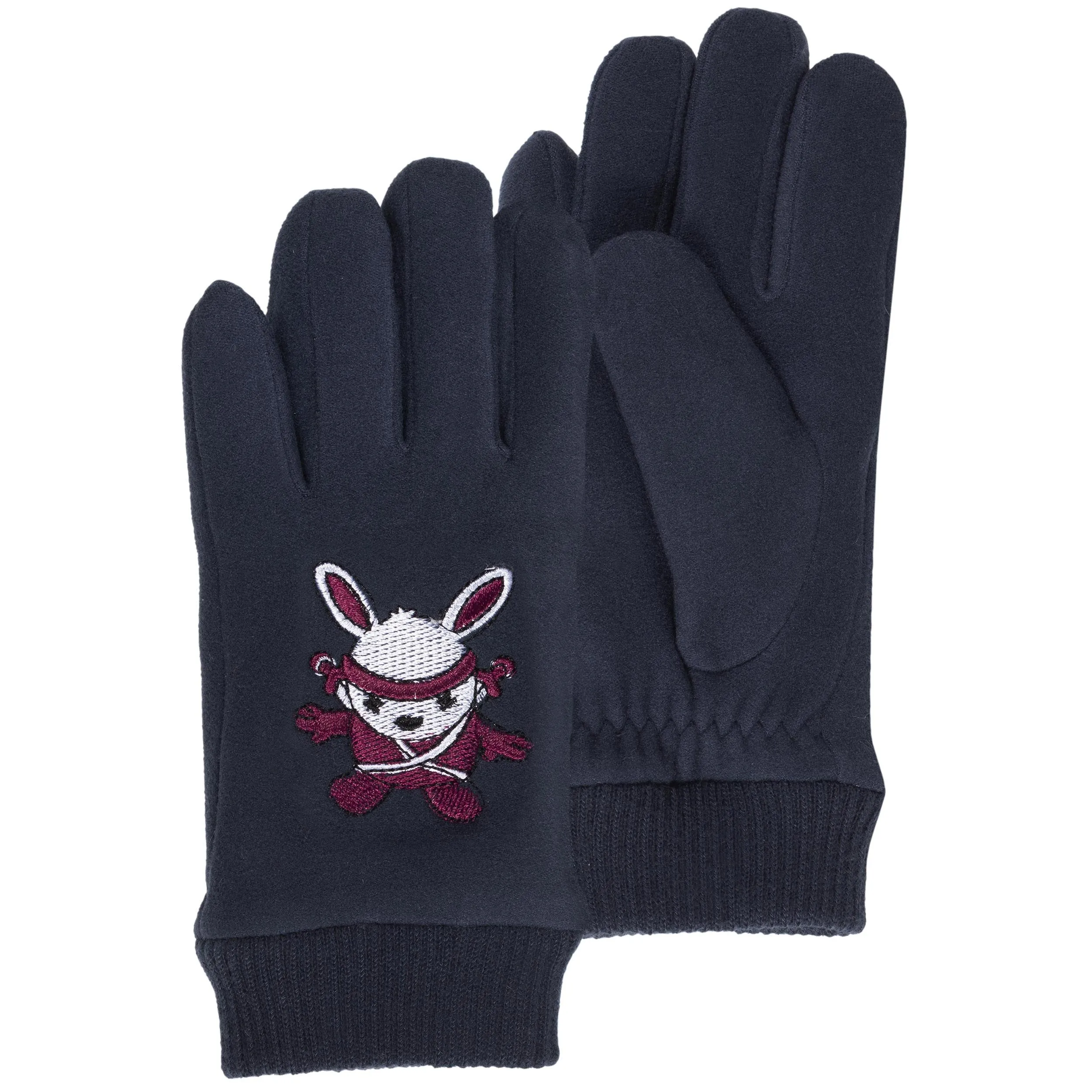 Gants Enfant 6/8 ans Marine lapin ninja