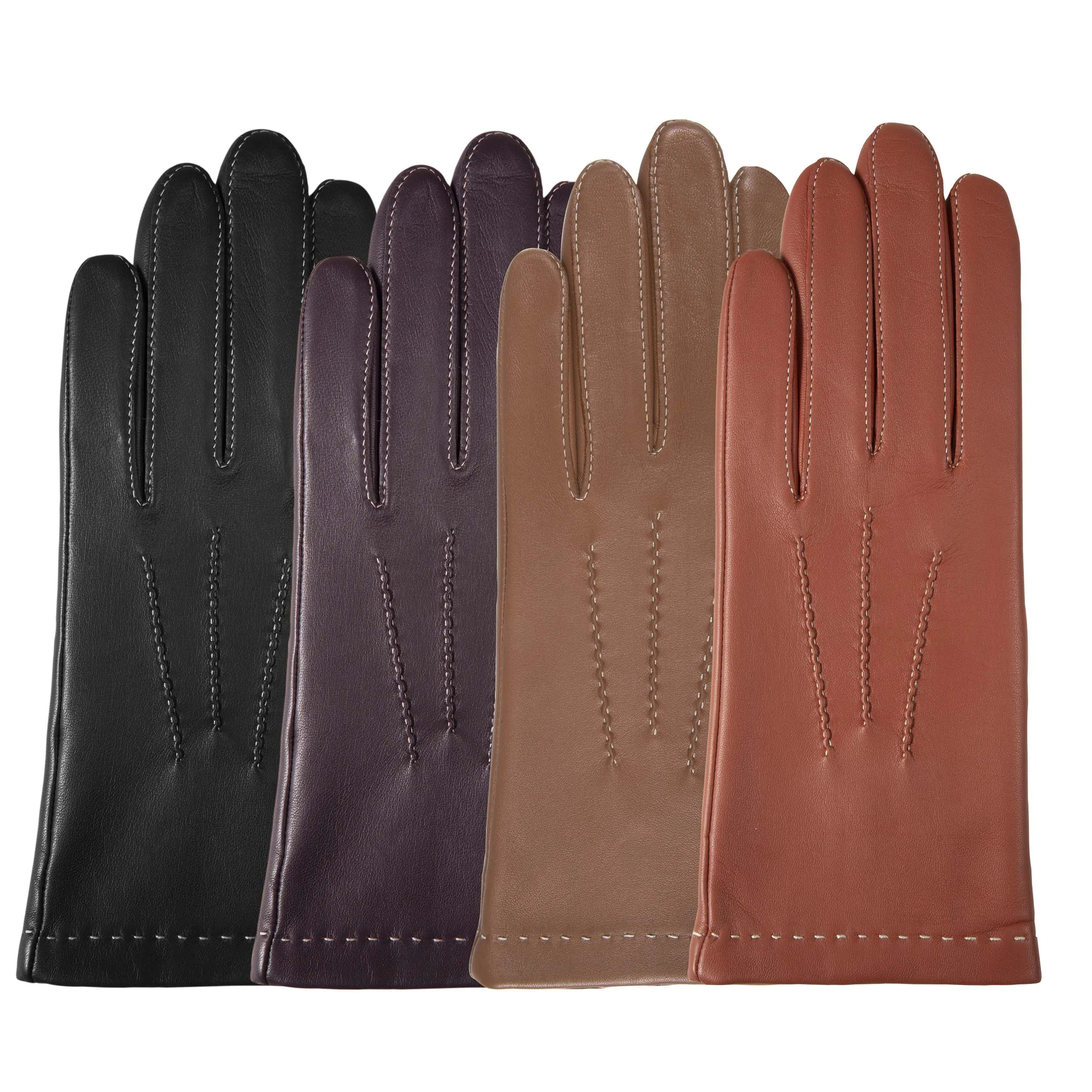 Gants Femme Cuir d'agneau Mandarine