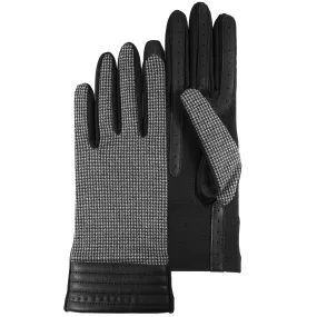 Gants Femme tactiles extensibles Pied de poule