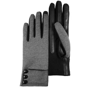 Gants Femme tactiles extensibles Pied de poule