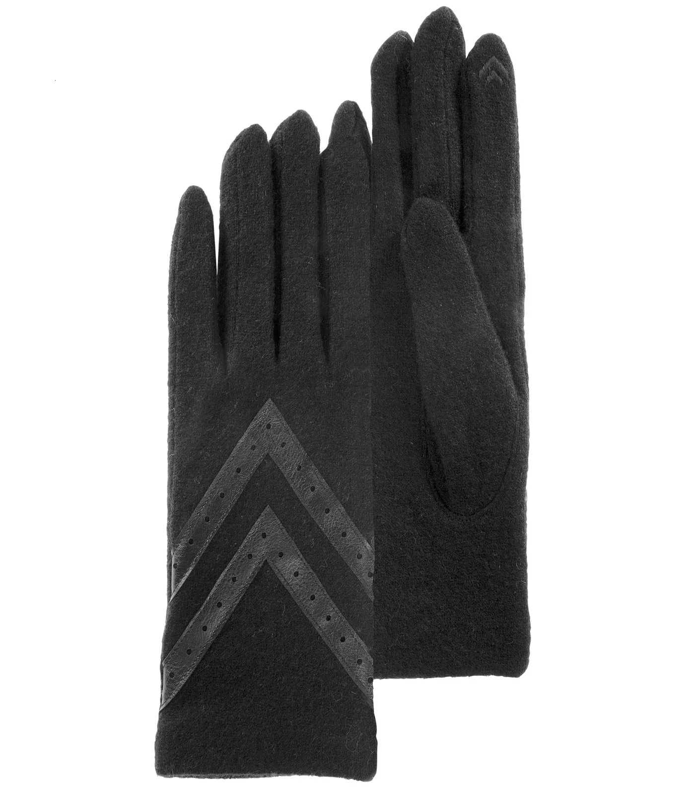 Gants Femme tactiles laine Noir