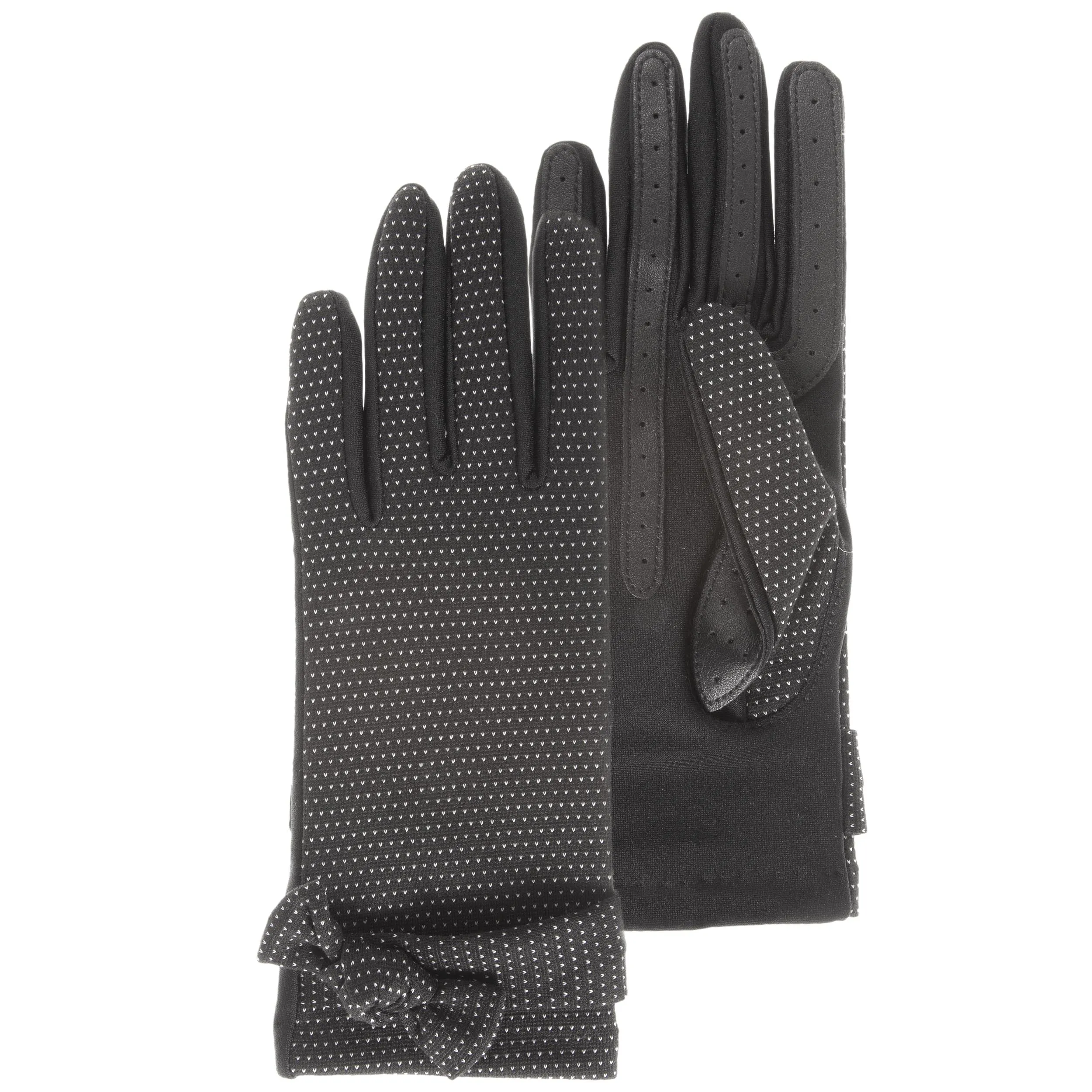 Gants Femme tissu imprimé Pois