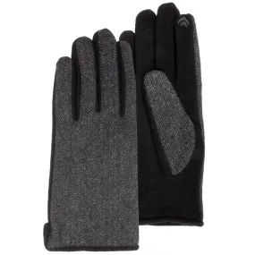 Gants homme tactiles laine chevrons