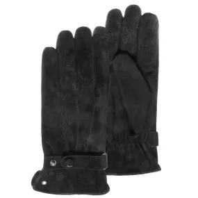 Gants Homme tactiles Velours Noir