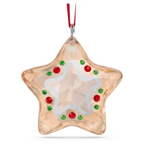 HOLIDAY CHEERS GINGERBREAD STAR ORNAMENT