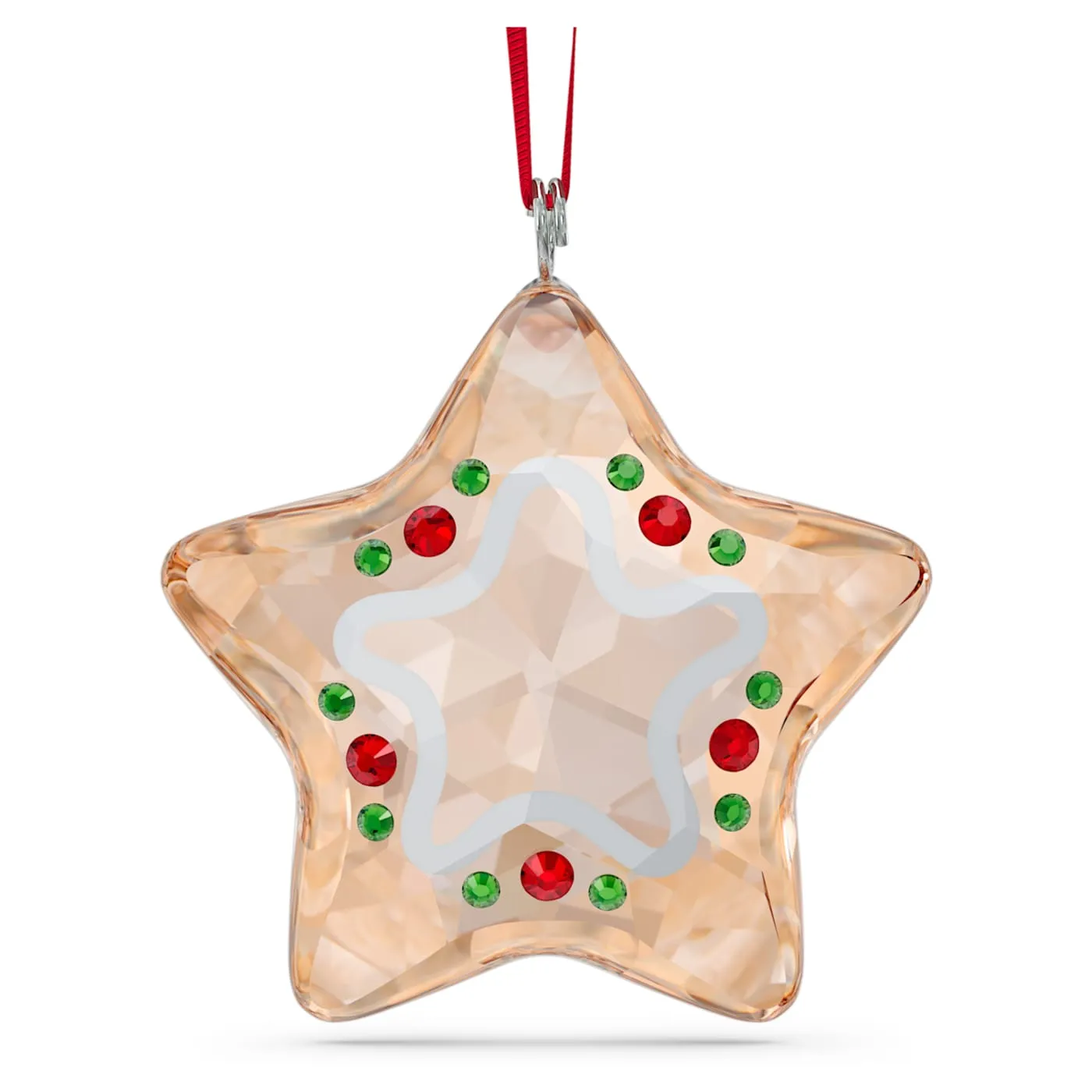 HOLIDAY CHEERS GINGERBREAD STAR ORNAMENT