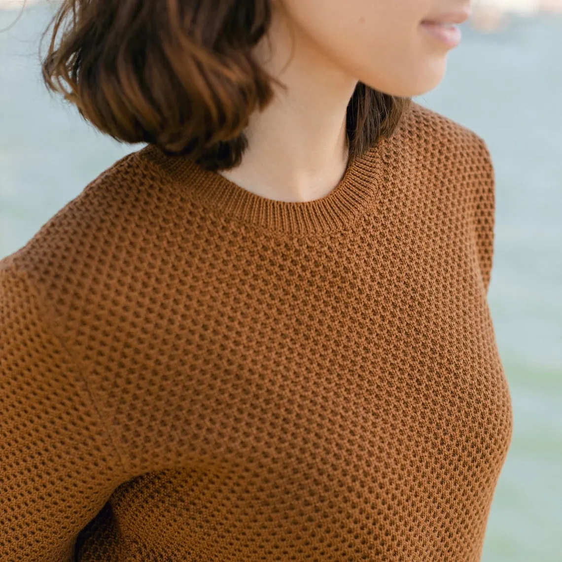 Le Pull Mérinos Nid d'Abeille Cannaregio