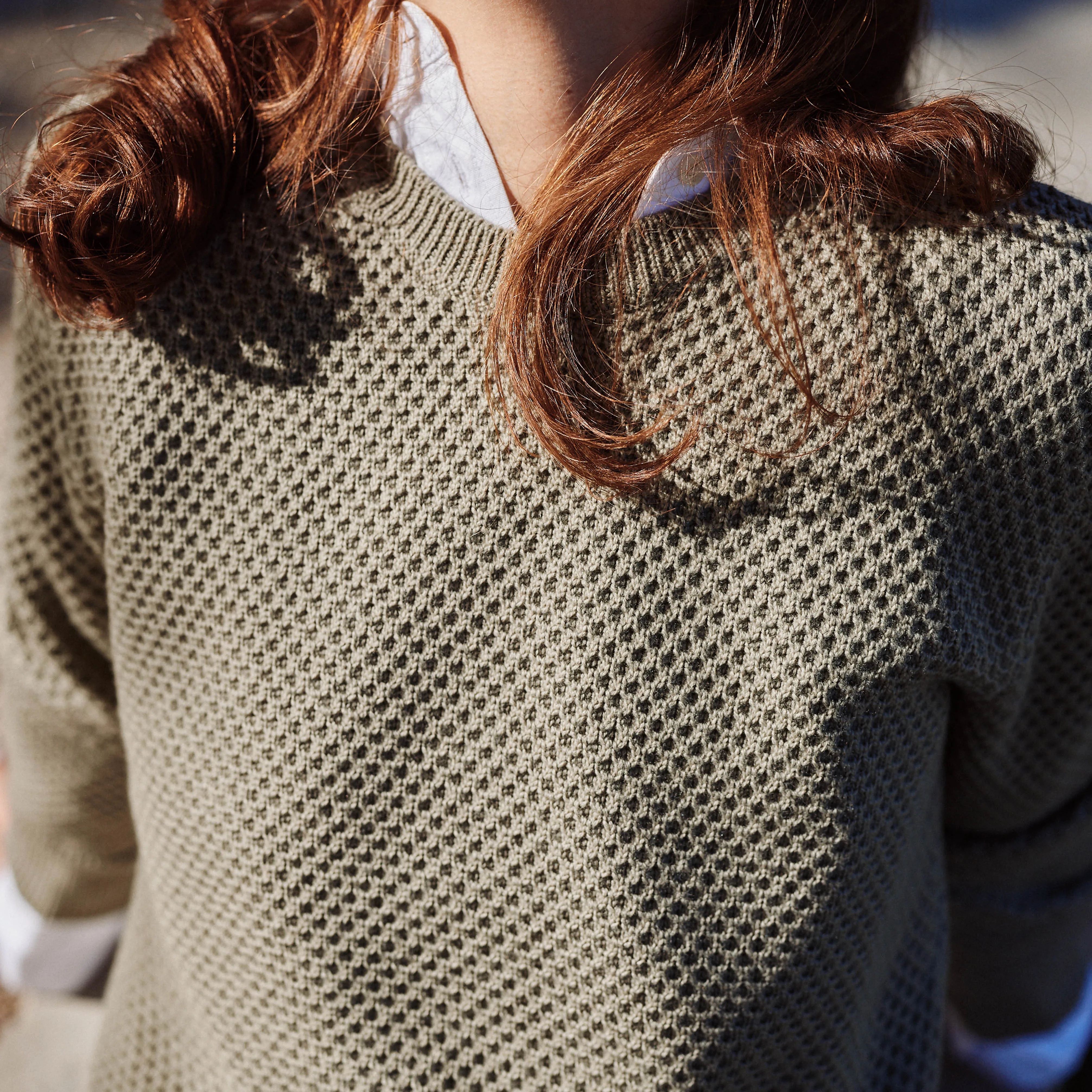 Le Pull Mérinos Nid d'Abeille Cannaregio