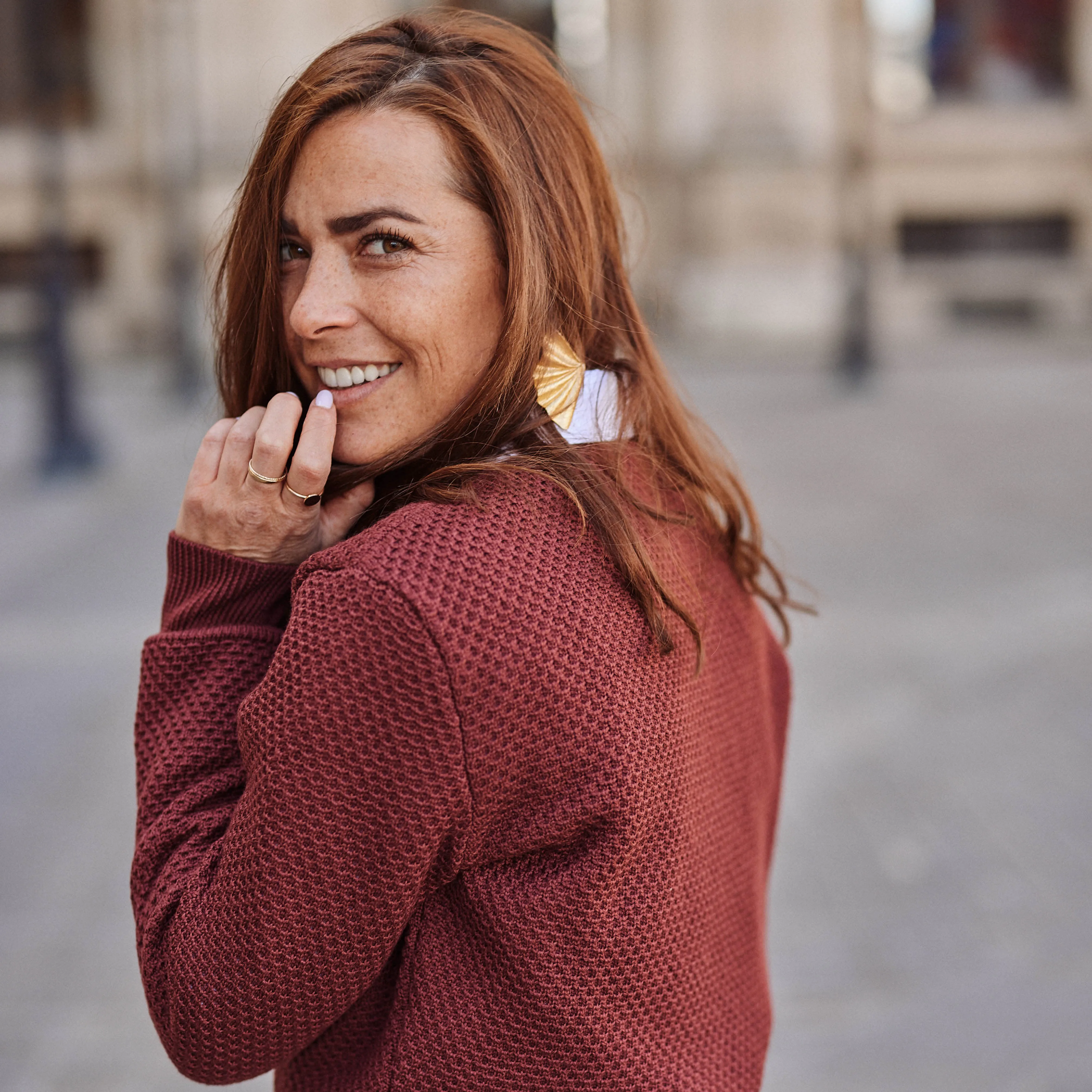 Le Pull Mérinos Nid d'Abeille Cannaregio