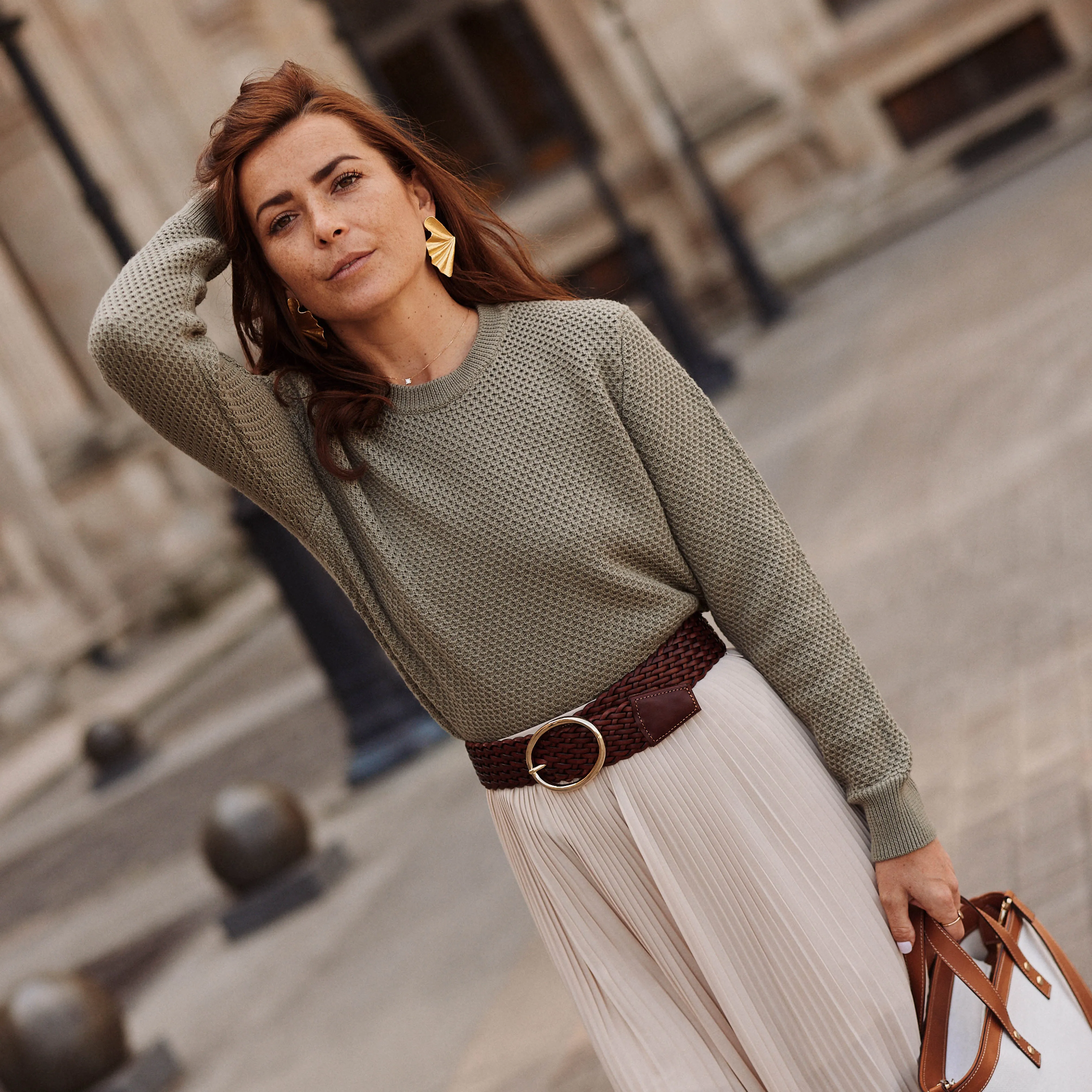 Le Pull Mérinos Nid d'Abeille Cannaregio