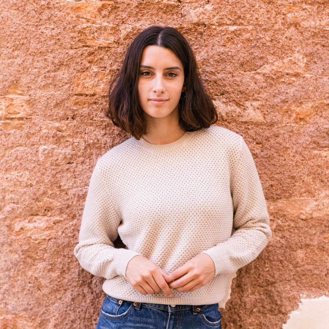 Le Pull Mérinos Nid d'Abeille Cannaregio