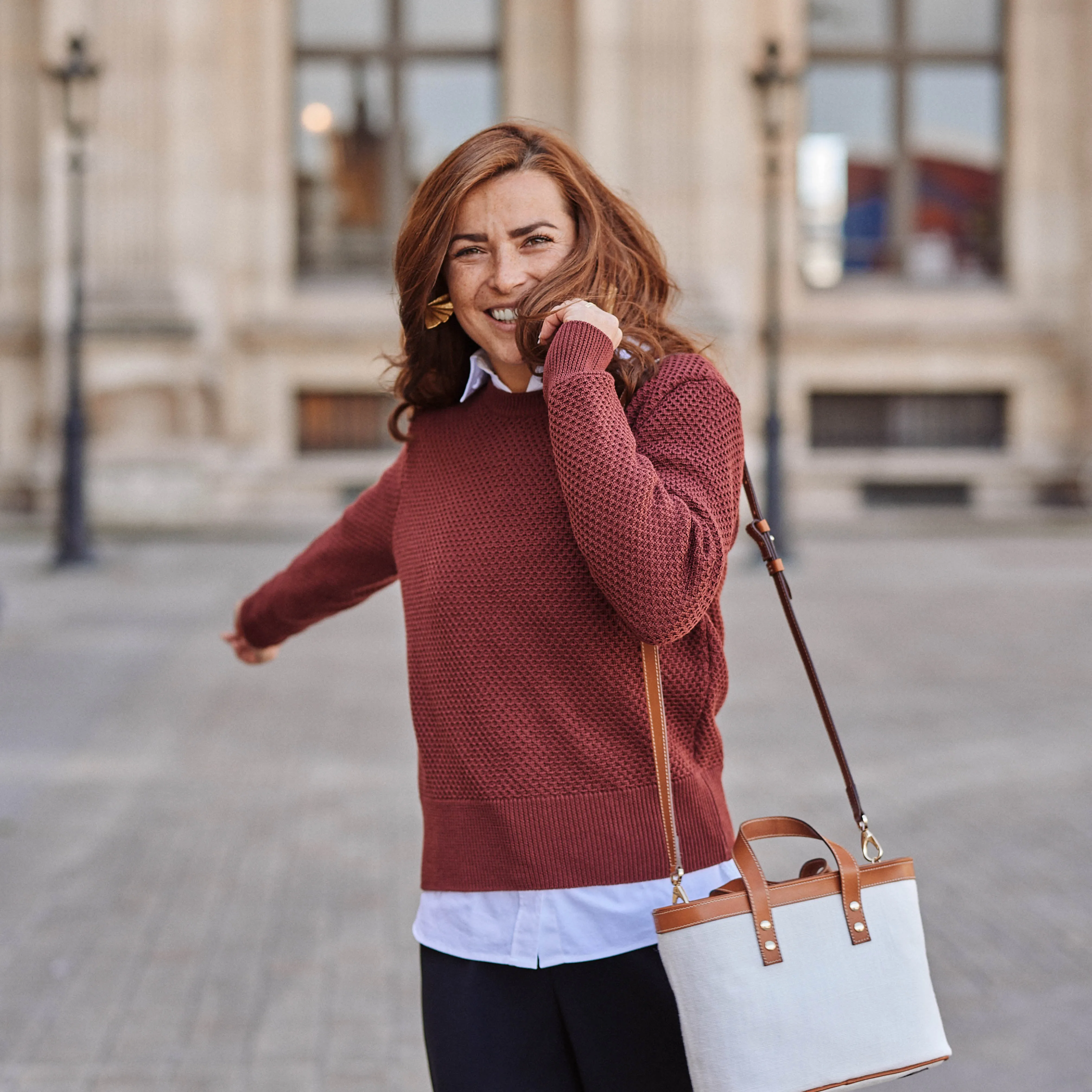 Le Pull Mérinos Nid d'Abeille Cannaregio