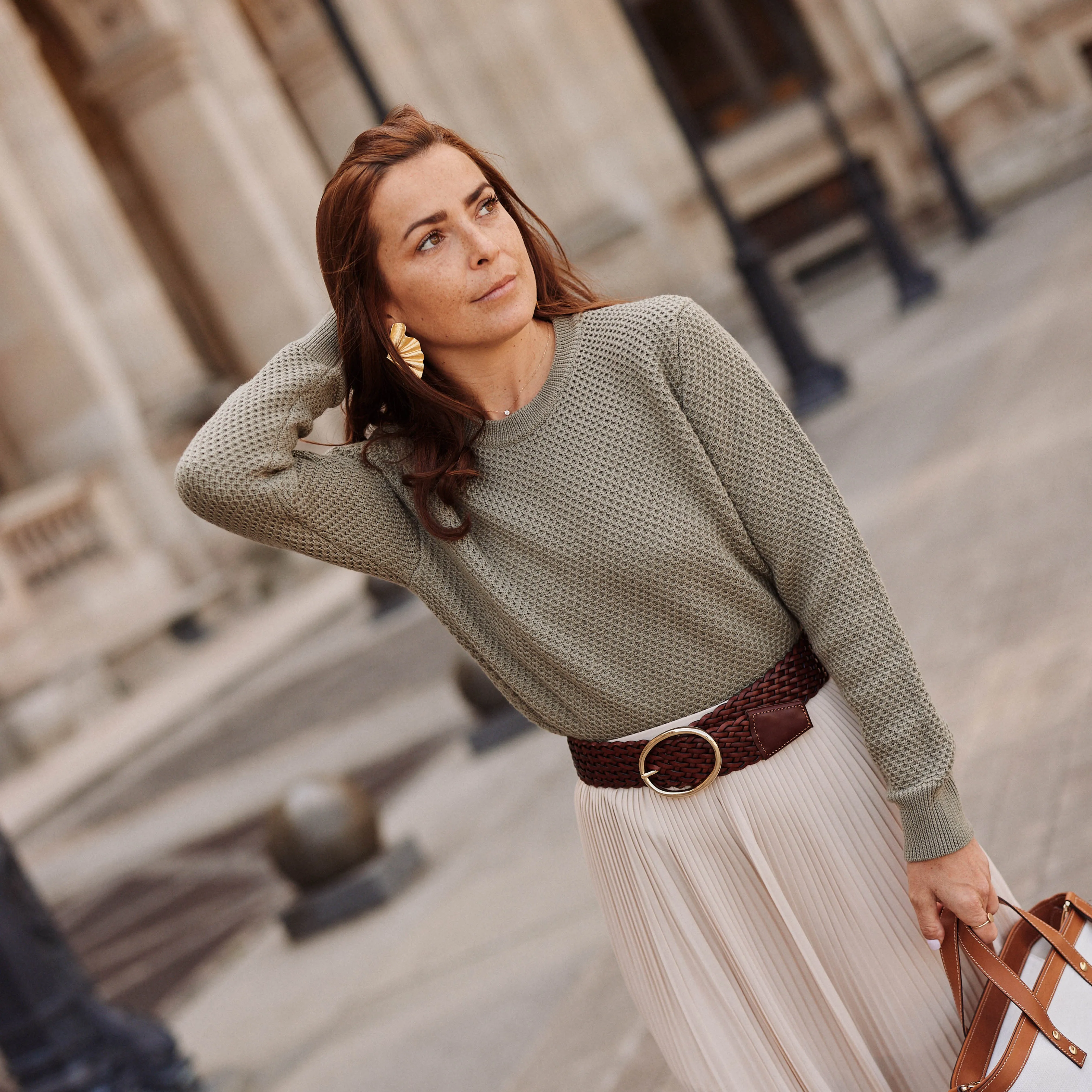 Le Pull Mérinos Nid d'Abeille Cannaregio