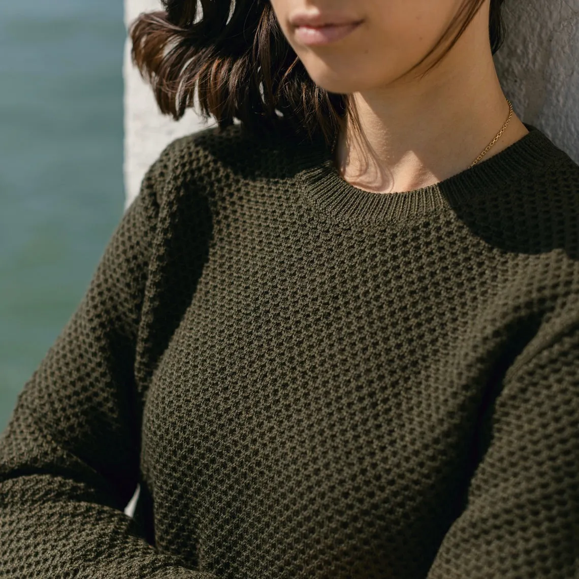 Le Pull Mérinos Nid d'Abeille Cannaregio