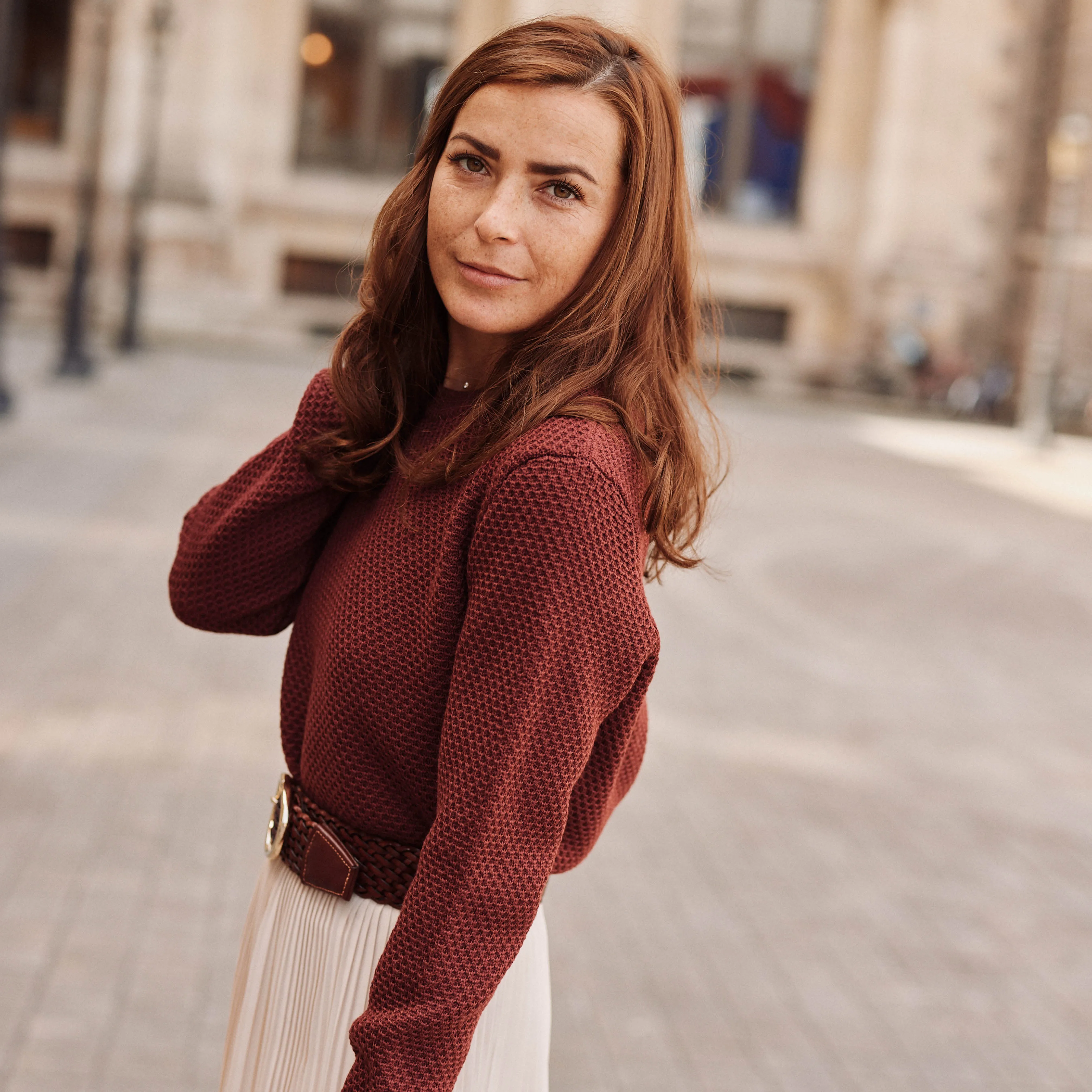 Le Pull Mérinos Nid d'Abeille Cannaregio