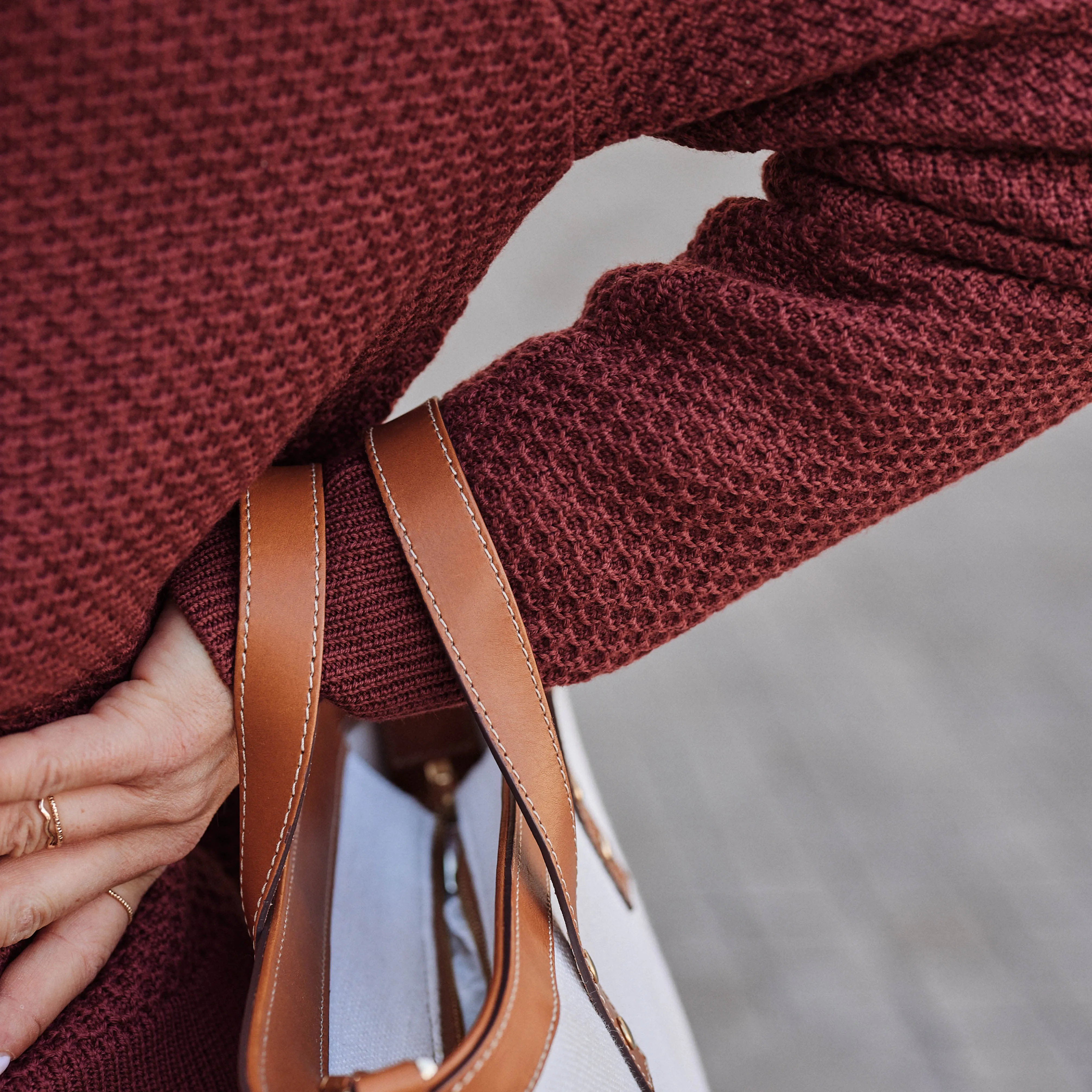 Le Pull Mérinos Nid d'Abeille Cannaregio