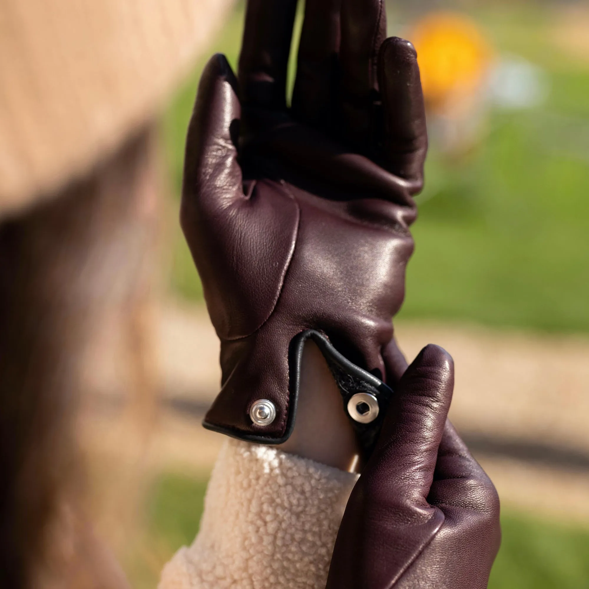 Les Gants Cuir Classiques Femme